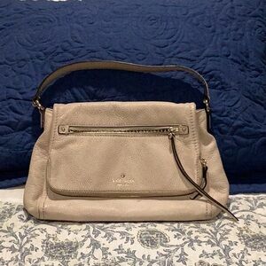 Kate Spade Cream Shoulder Bag with Structured Design